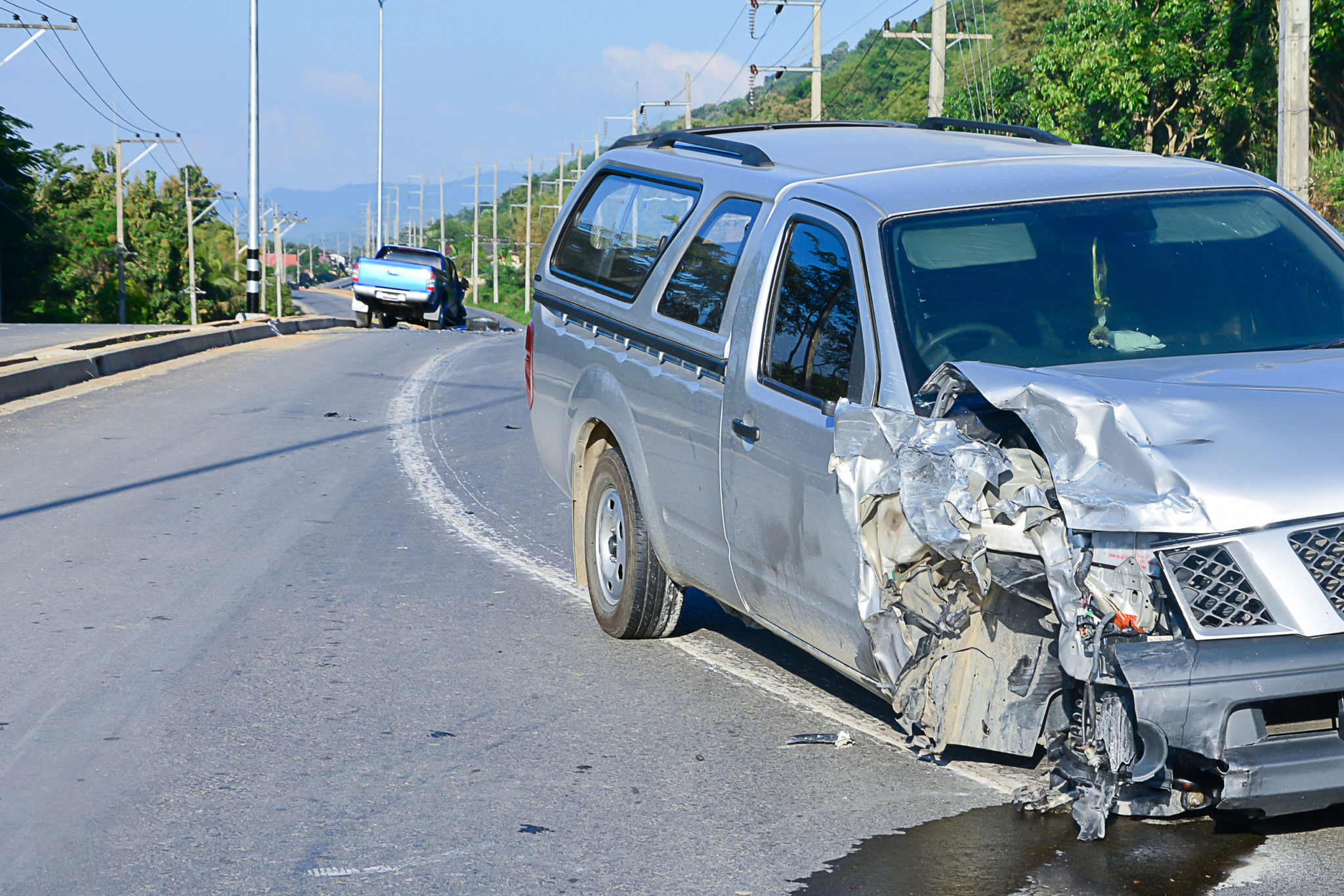 accident car on the street